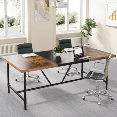 L shaped deals conference table